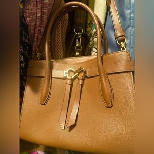 Small, tan KATE SPADE bag
